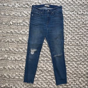 Skinny High Rise Madewell Jeans